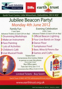 Little Wittenham Jubilee Beacon Party flyer