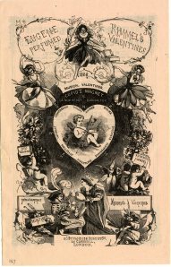 Front page of Rimmel's 1867 valentine advertisement