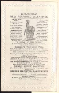 valentine advertising from Astley's programme, Boxing Night [1869]